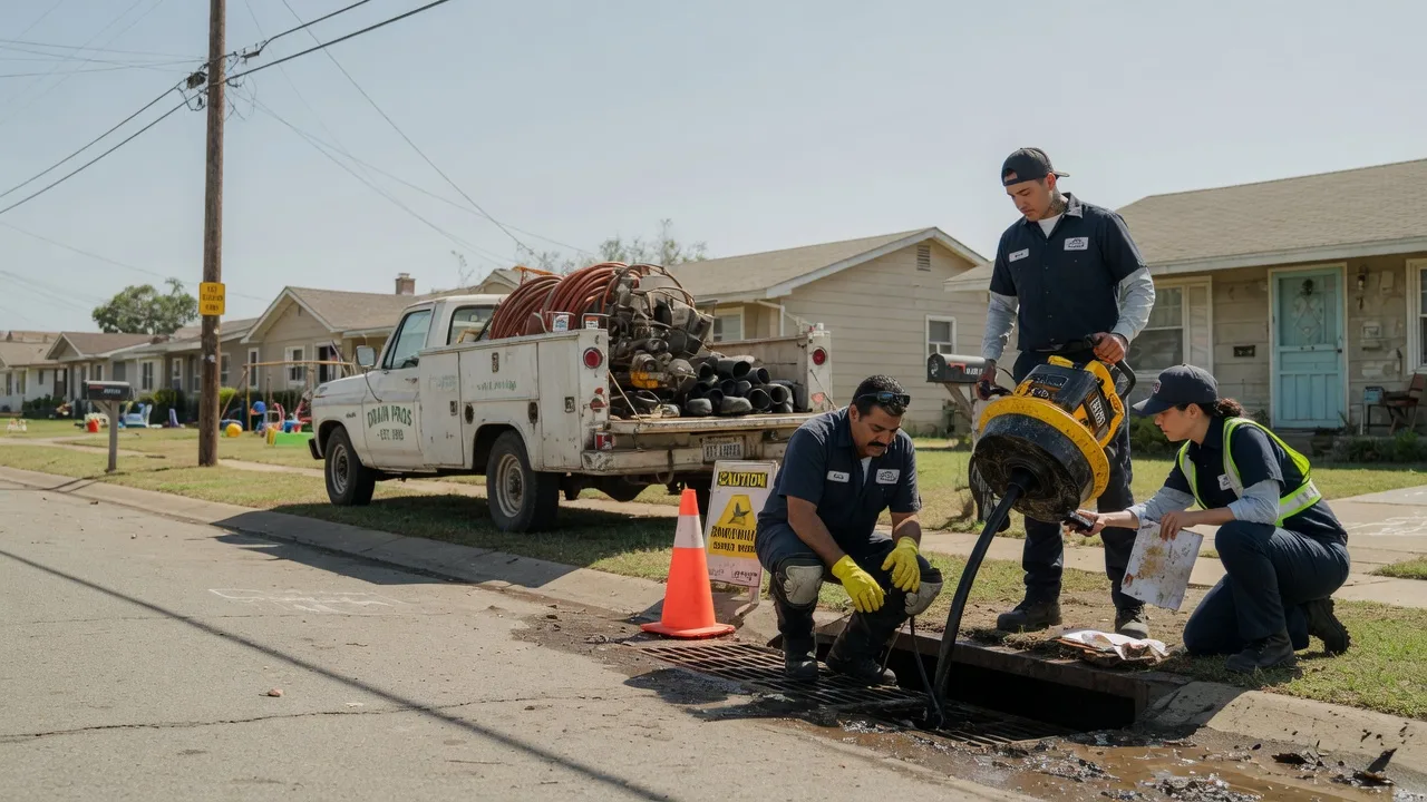 Drain Cleaning in Industry, TX near me